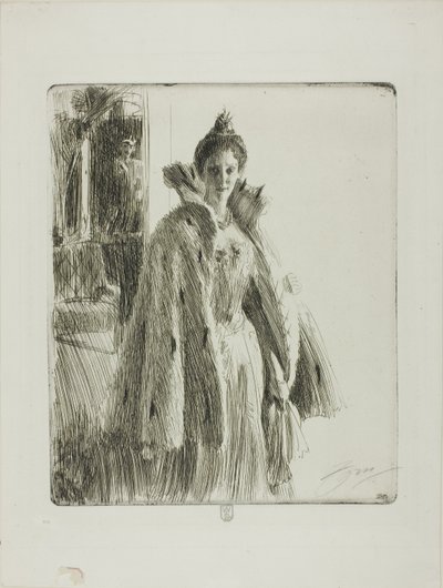 H. R. H. Ingeborg svéd hercegnő II alkotó: Anders Leonard Zorn