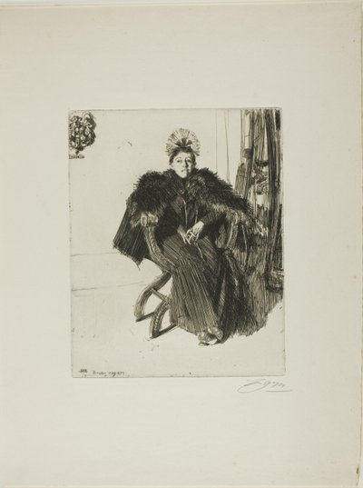 Isabella Gardner alkotó: Anders Leonard Zorn