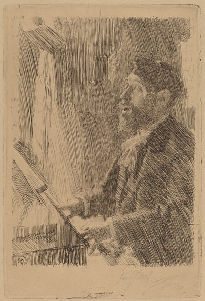 J. B. Faure alkotó: Anders Leonard Zorn