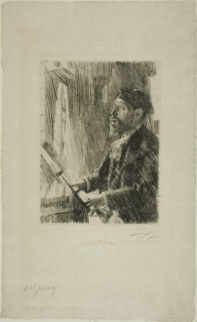 J. B. Faure alkotó: Anders Leonard Zorn