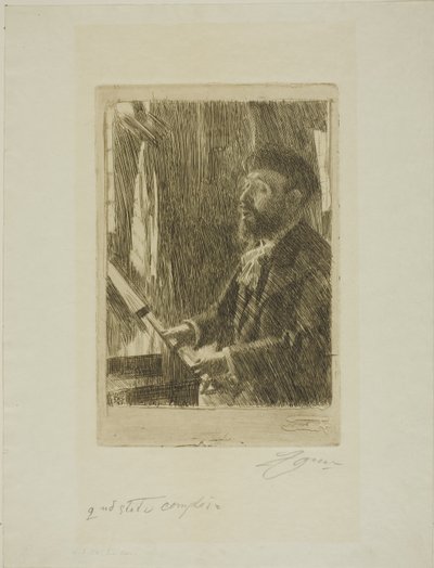 J. B. Faure alkotó: Anders Leonard Zorn