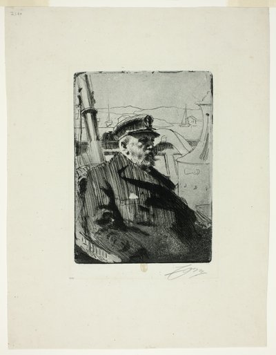 II. Oscar király (második lemez) alkotó: Anders Leonard Zorn
