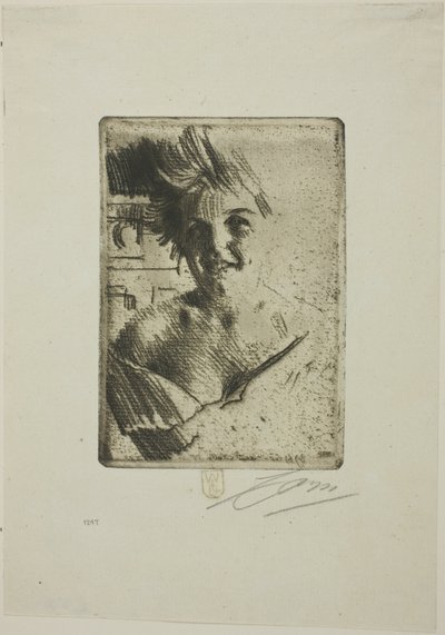 Nevető modell I alkotó: Anders Leonard Zorn
