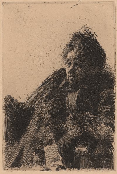 Madame Simon alkotó: Anders Zorn