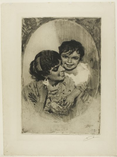 Anyai öröm III alkotó: Anders Leonard Zorn