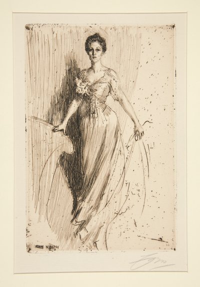 Ludman kisasszony alkotó: Anders Leonard Zorn
