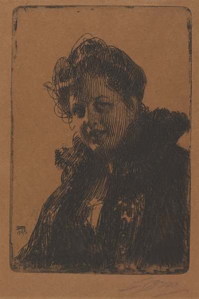 Mme. Granberg alkotó: Anders Leonard Zorn