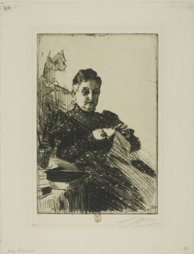 Mme Lamm II alkotó: Anders Leonard Zorn