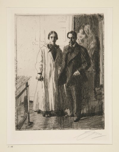 Mr. és Mrs. Atherton Curtis alkotó: Anders Leonard Zorn