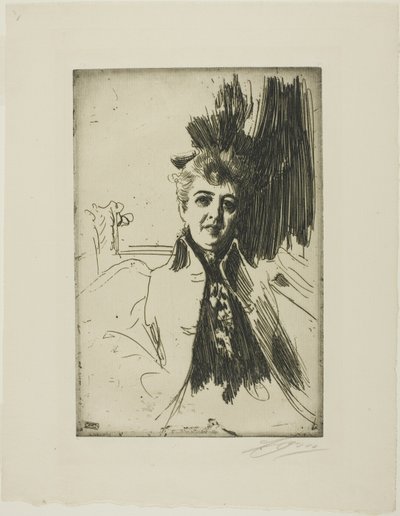 Mrs. Potter Palmer alkotó: Anders Leonard Zorn