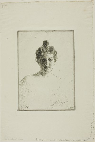 Mrs. Runeberg alkotó: Anders Leonard Zorn