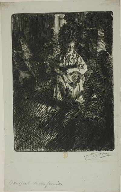 Családi zene alkotó: Anders Leonard Zorn