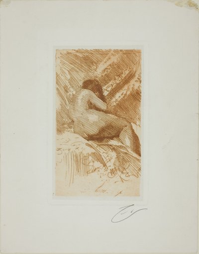 Meztelen tanulmány alkotó: Anders Leonard Zorn