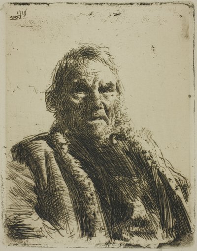 Öreg katona ("A herceg") alkotó: Anders Leonard Zorn