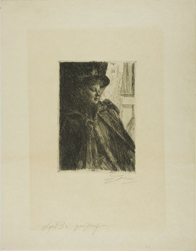 Olga Bratt alkotó: Anders Leonard Zorn