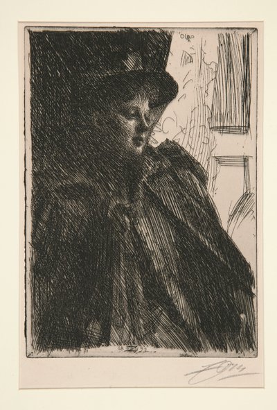 Olga Bratt alkotó: Anders Leonard Zorn