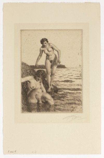 Hemsö szigetén alkotó: Anders Zorn