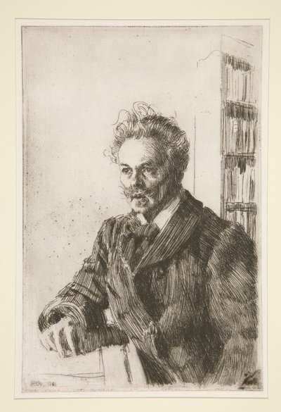 August Strindberg portréja alkotó: Anders Leonard Zorn