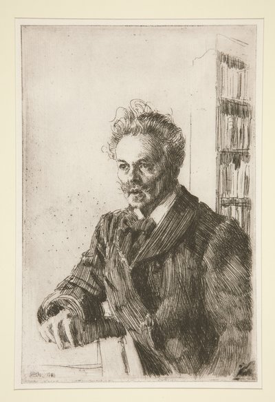 August Strindberg portréja alkotó: Anders Zorn