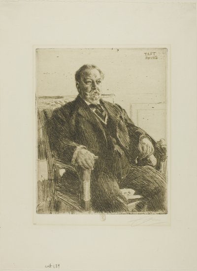 William H. Taft elnök alkotó: Anders Leonard Zorn