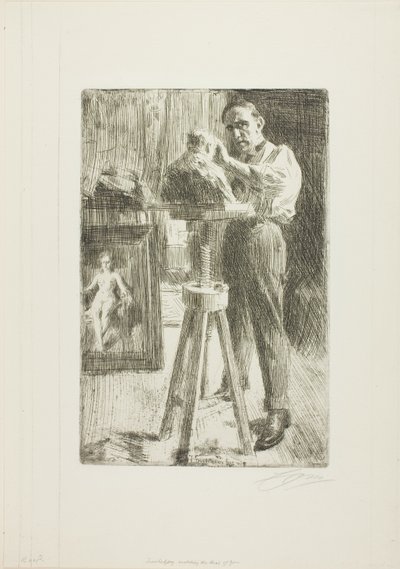 I. Troubetzkoy Pál herceg (teljes hosszban) alkotó: Anders Leonard Zorn