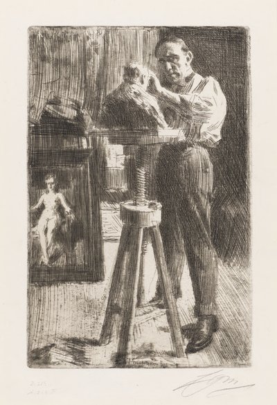 Pavel Troubetzkoy herceg I alkotó: Anders Zorn