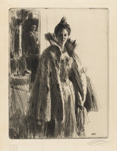 Ingeborg hercegnő alkotó: Anders Zorn