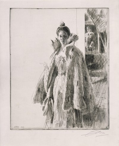 Ingeborg svéd hercegnő I alkotó: Anders Zorn