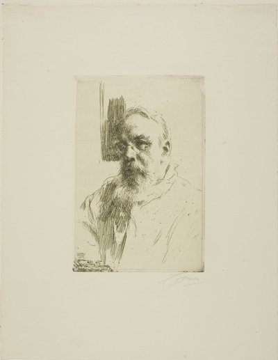 John Berg professzor alkotó: Anders Leonard Zorn