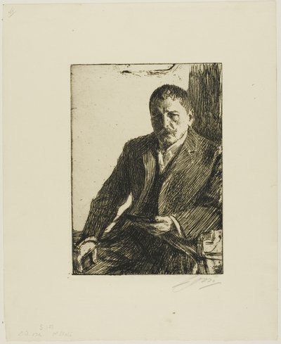 Önarckép 1904 II alkotó: Anders Leonard Zorn