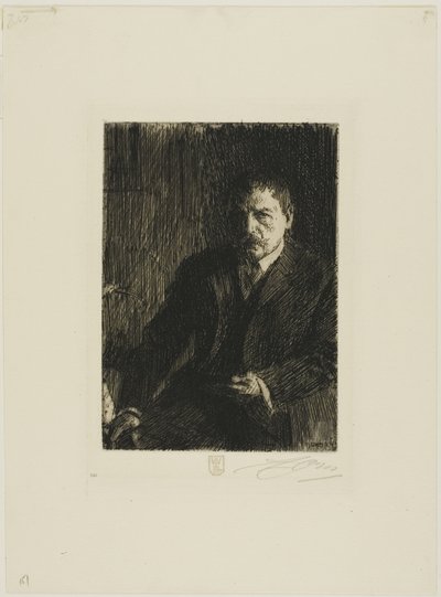 Önarckép 1904 I alkotó: Anders Leonard Zorn
