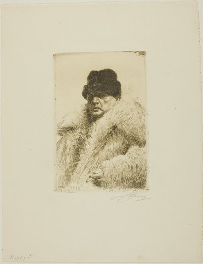 Önarckép 1916 alkotó: Anders Leonard Zorn