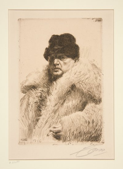 Önarckép 1916 alkotó: Anders Zorn
