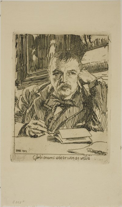 Önarckép felirattal alkotó: Anders Leonard Zorn