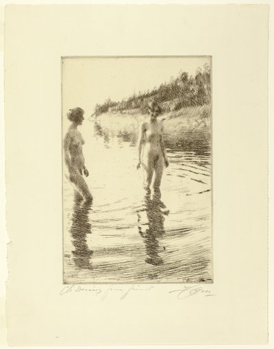 Sekély alkotó: Anders Leonard Zorn
