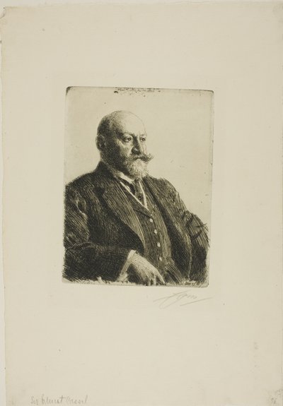 Sir Ernest Cassel alkotó: Anders Leonard Zorn