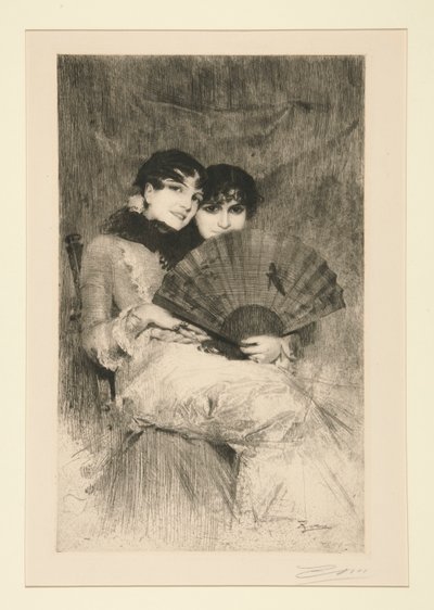 Spanyol nővérek alkotó: Anders Leonard Zorn
