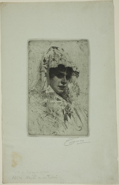 spanyol nő alkotó: Anders Leonard Zorn