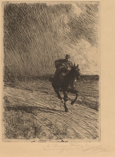 Vihar alkotó: Anders Leonard Zorn