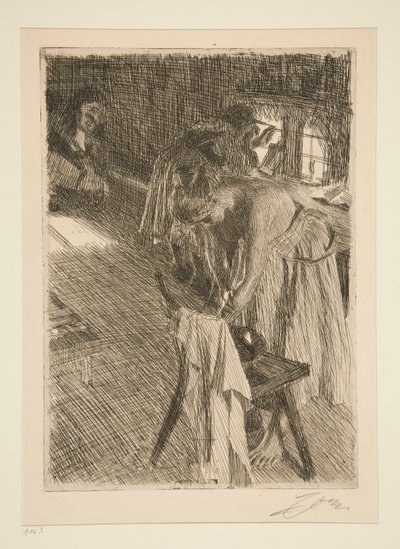 Vasárnap reggel alkotó: Anders Leonard Zorn