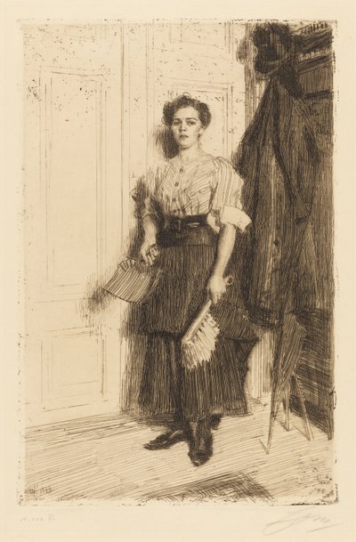 A takarítónő alkotó: Anders Zorn