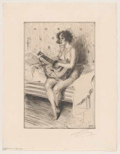 A gitáros alkotó: Anders Zorn
