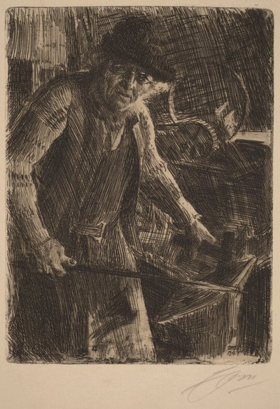 A kovácsmester alkotó: Anders Zorn