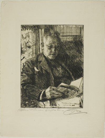 Utazótárs (Mr. Ch. Deering) alkotó: Anders Leonard Zorn