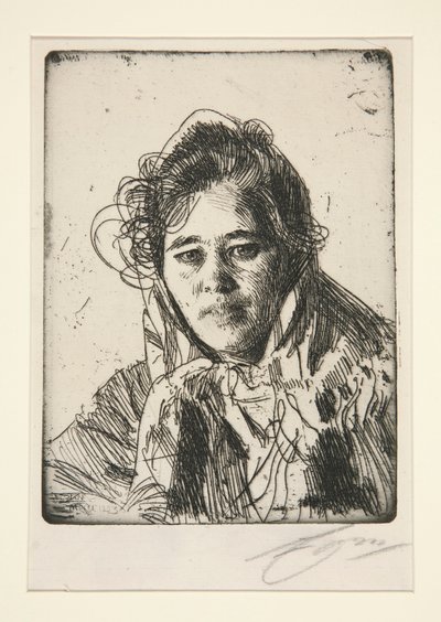 Fiatal lány Morából (Krakberg alkotó: Anders Leonard Zorn