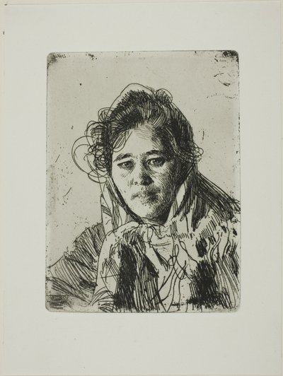 Fiatal lány Morából (Kråkberg Anna) alkotó: Anders Zorn