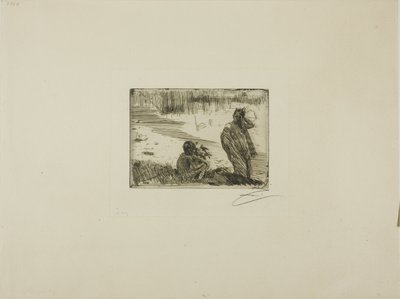 Fiatalok fürdőzése alkotó: Anders Leonard Zorn