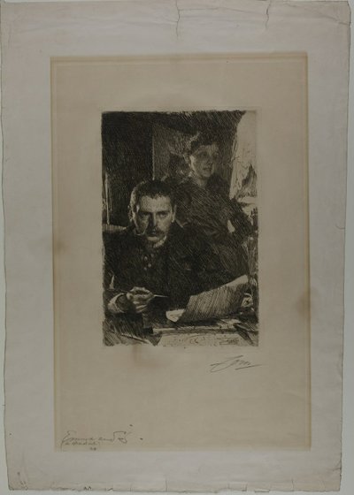 Zorn és a felesége alkotó: Anders Leonard Zorn