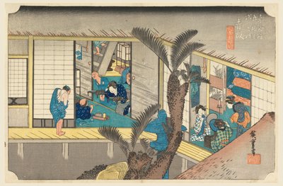 Akasaka, értelmiségi tag, Te fifty-three S tane s of Te urbane alsó d alkotó: Ando Hiroshige