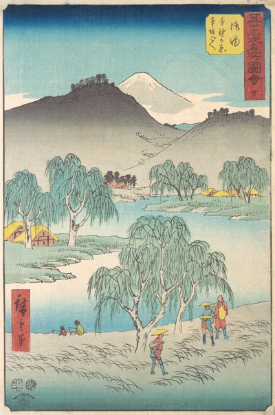 Goyu, 1855. , 1855. alkotó: Ando Hiroshige
